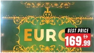 Euro بطانية بعلبة