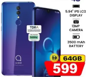 alcatel Fg Moai 3 5053K, 4G, 64 GB
