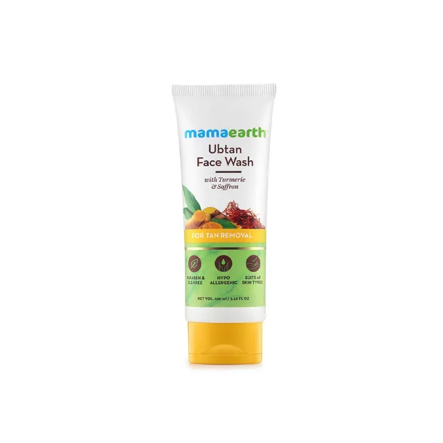 Mamaearth Ubtan Face Wash For Tan Remova