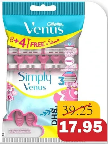 Gillette Venus Simply Venus Disposable 3’s