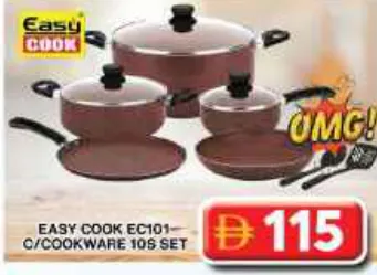 Easy Cook C/Cookware Set EC010