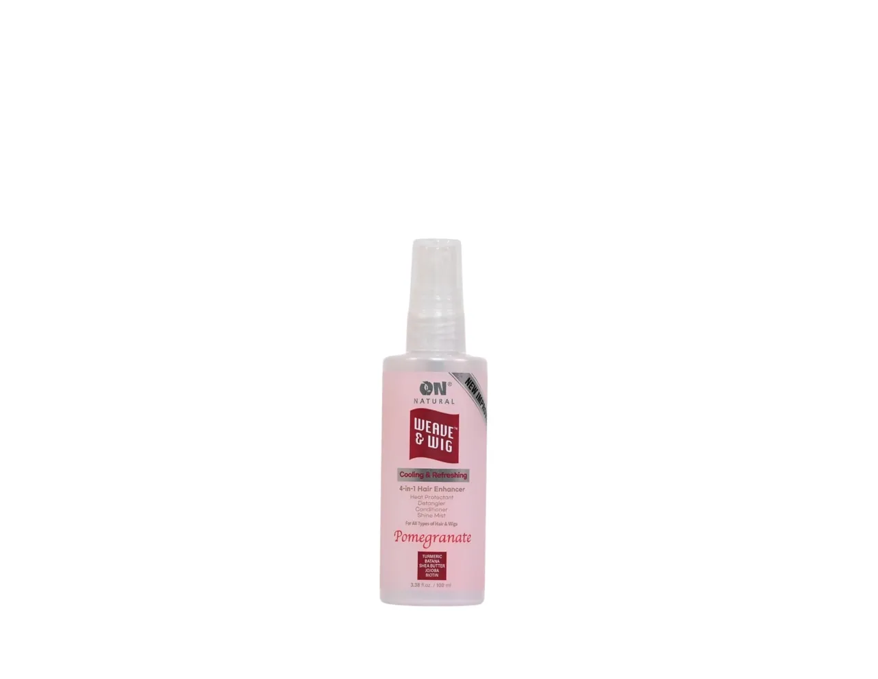 On Natural WeaveWig محسن شعر 4 في 1 لجميع أنواع الشعر [رمان Pomegranate] 3.4 OZ