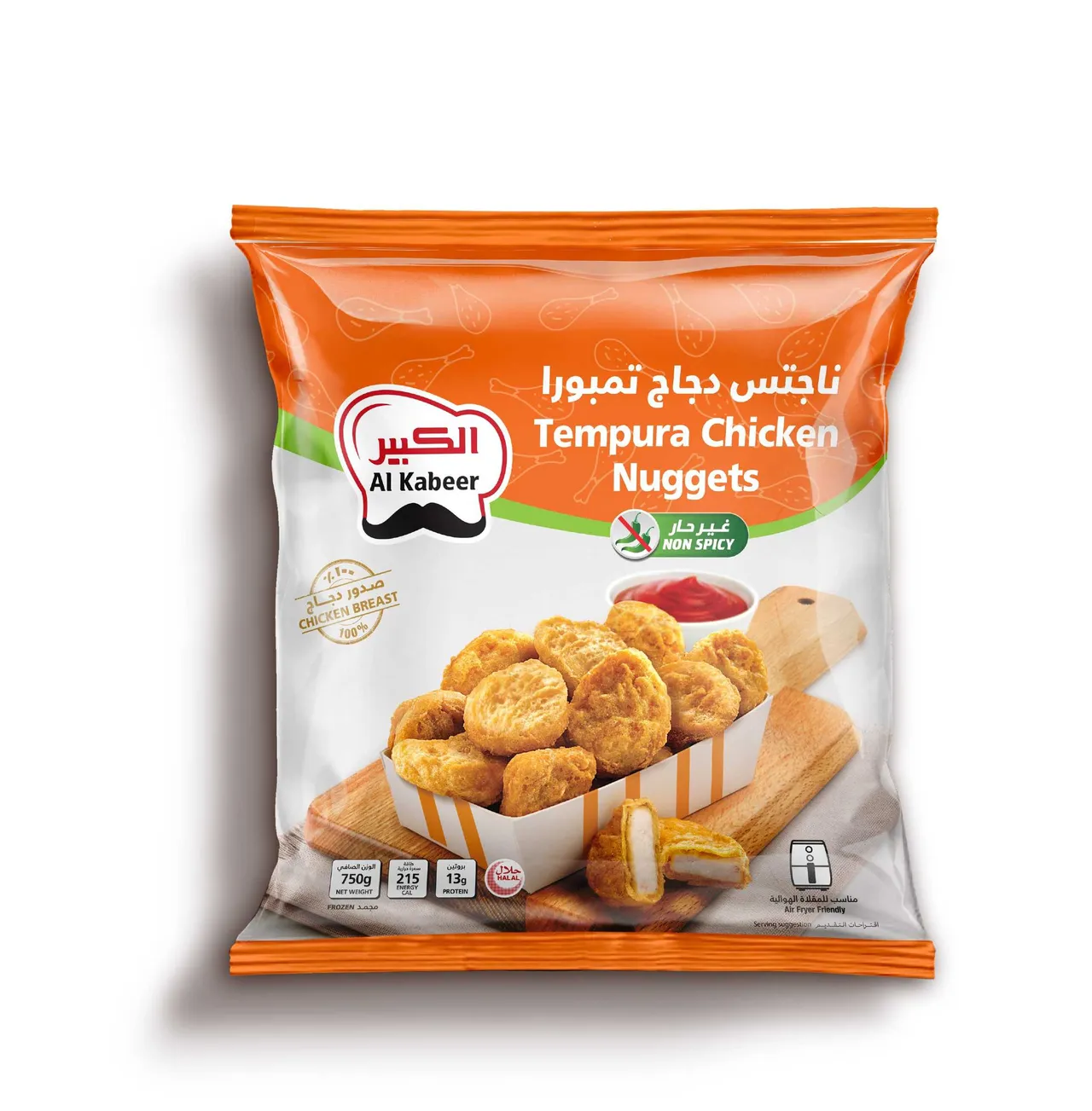 Al-Kabeer ناجتس دجاج غير حار Temp