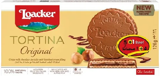 Loacker Tortina ويفر أصلي - 5+