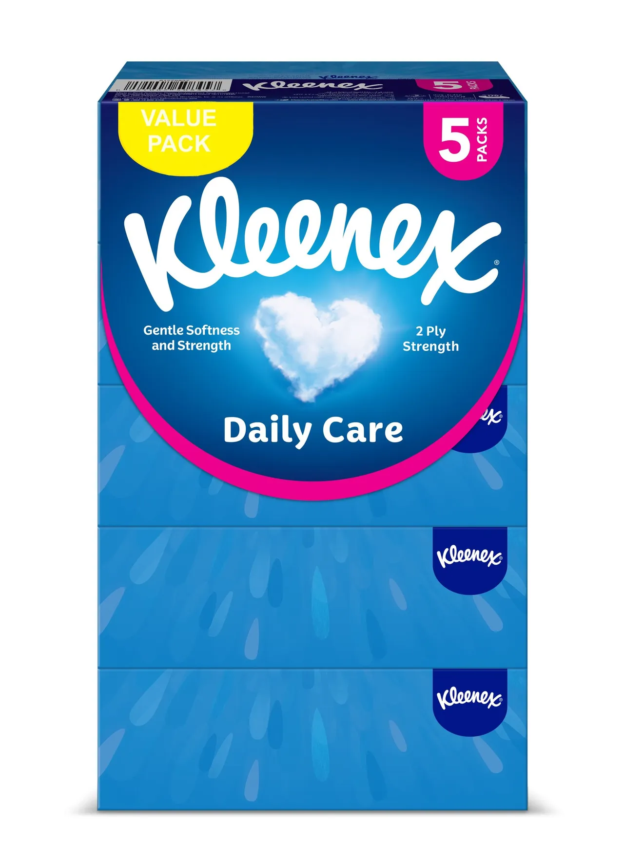 Kleenex العناية اليومية 2Ply 120`Sx5Pcs
