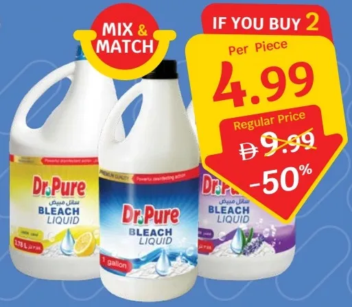 Dr. Pure Bleach Liquid Assorted
