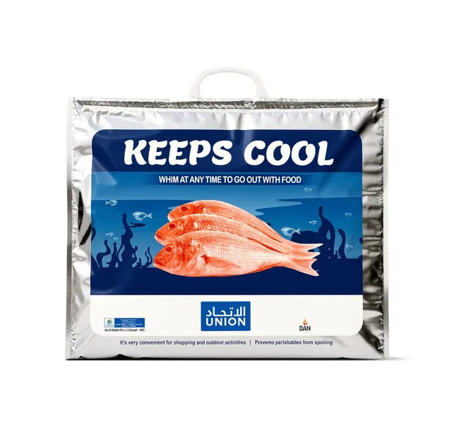 Union "Keeps Cool" Insulated Thermal Bag - Reusable Seafood & Grocery Cooler Bag