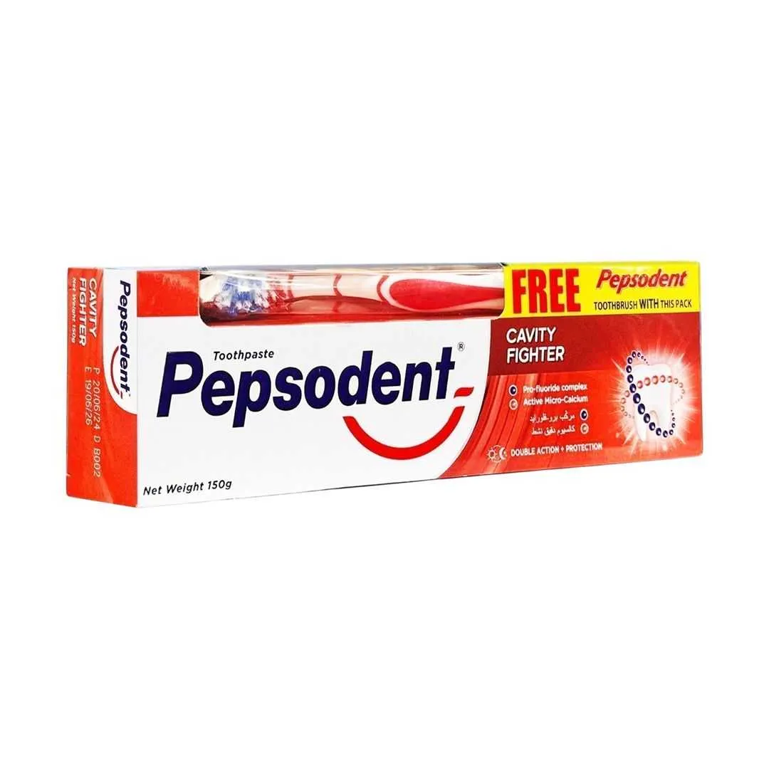 Pepsodent معجون أسنان مقاوم للتسوس مع فرشاة أسنان + TB
