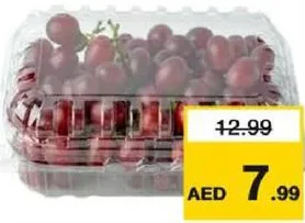 عنب أحمر بدون بذور الحجم