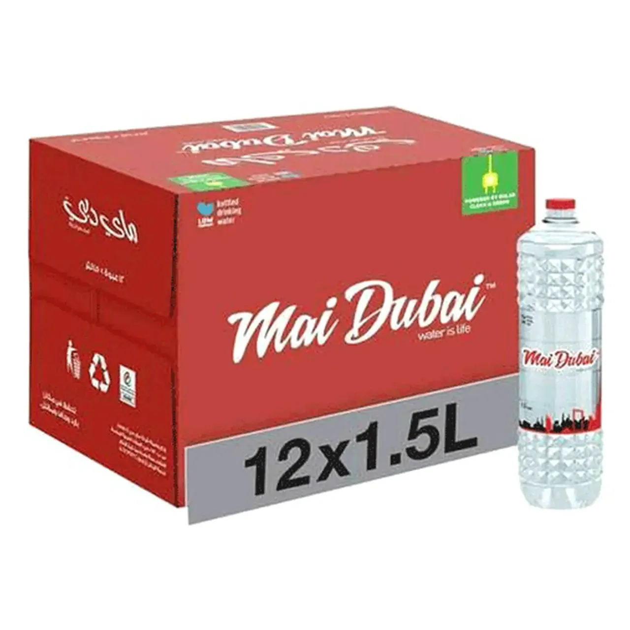 Mai Dubai قارورة مياه شرب