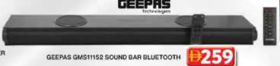 Geepas Sound Bar Bluetooth GMS11152