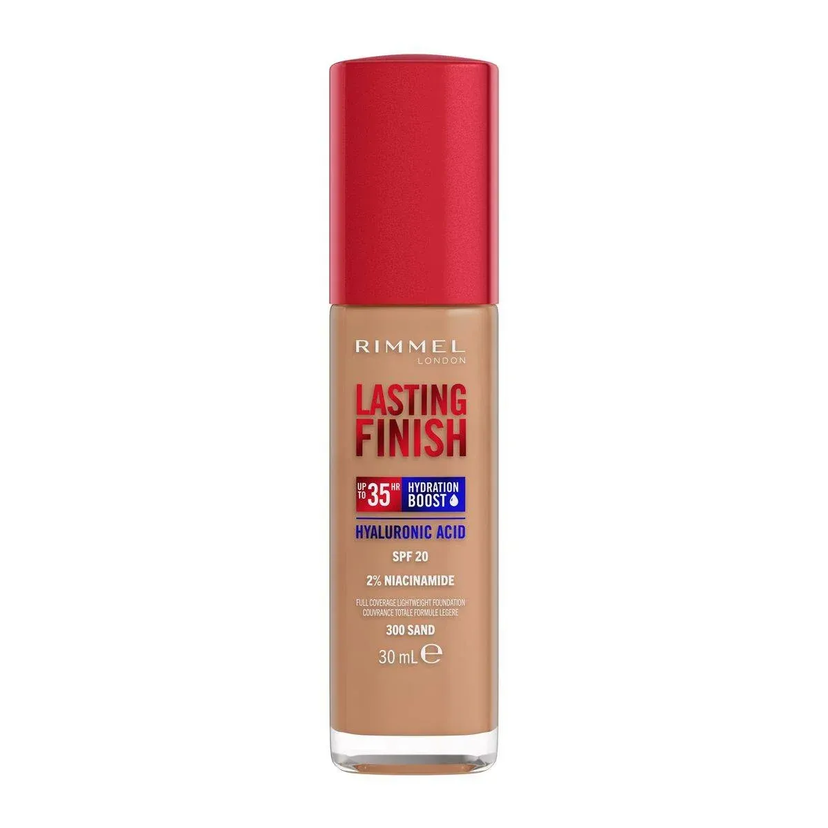 Rimmel كريم أساس Lasting Finish خفيف بتغطية كاملة 300 رملي