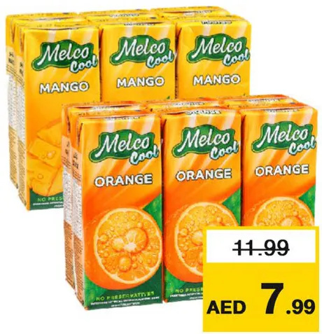 Melco Cool Melco Orange/Mango Flavoured Drink