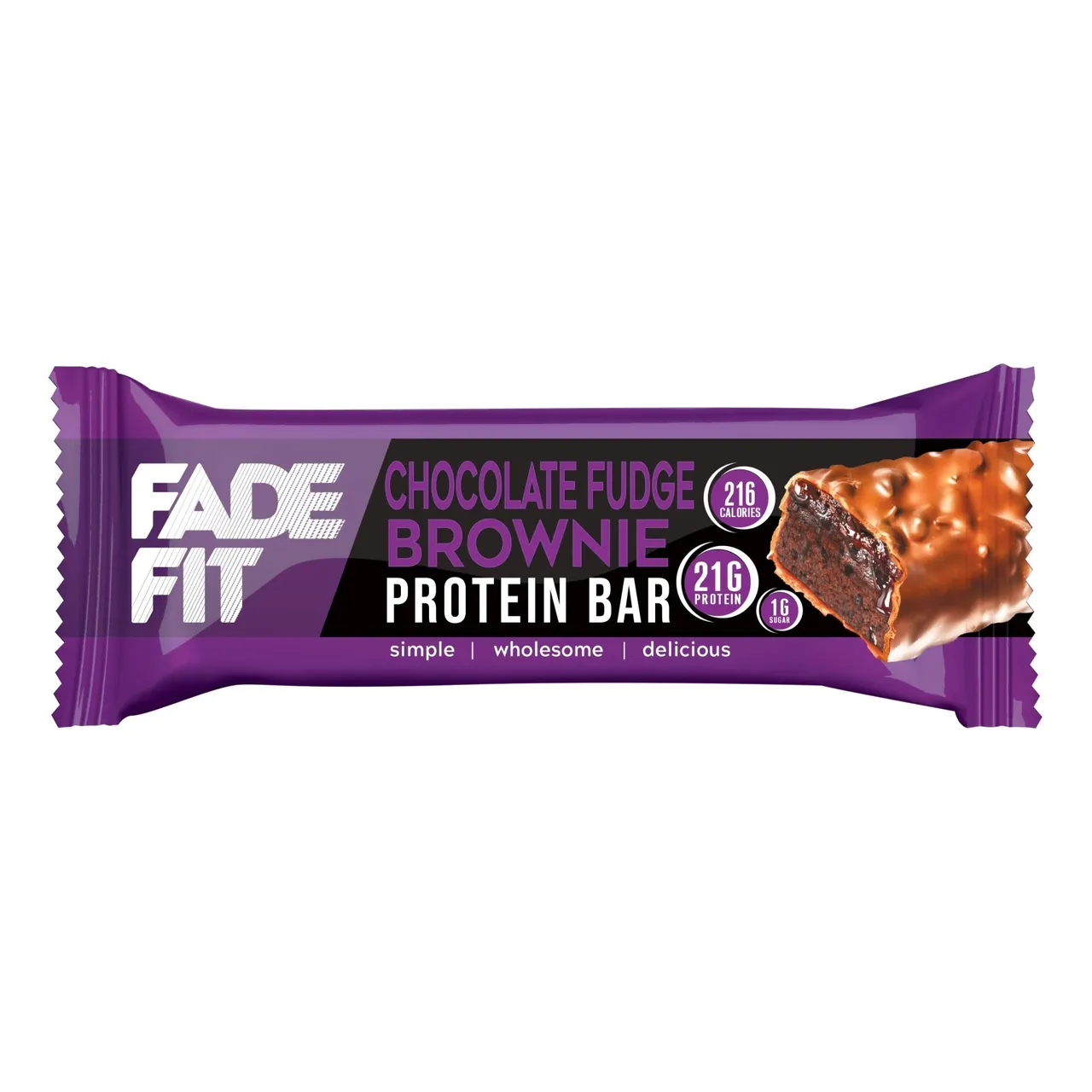 Fade Fit لوح بروتين ببراوني فادج الشوكولاتة