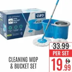 Curo Cleaning Mop & Bucket Set