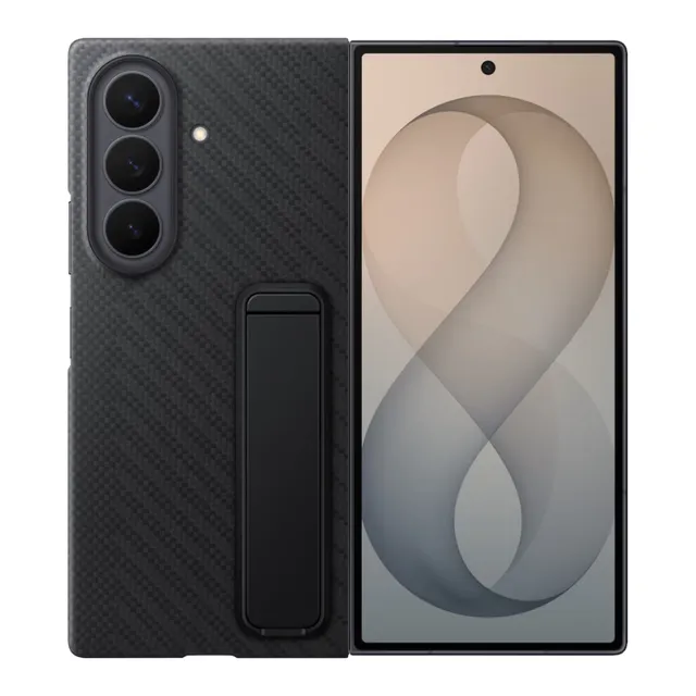 Samsung Galaxy Z Fold8 Ultra Carbon Standing Case, Black, EF-XF976SBEGWW