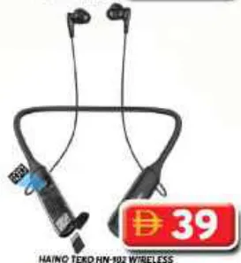 Haino Teko Wireless Neckband Earphones HN-30