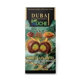 تمر بشوكولاتة الحليب بالفستق والكنافة Kuche Dubai