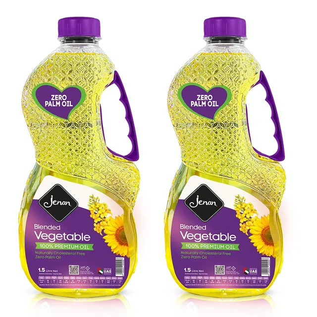 Jenan Vegetable Oil 1.5Ltrx2Pcs