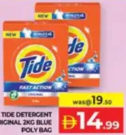 Tide Detergent Original Bag Blue Poly Bag