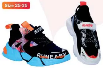 Runeasy حذاء رياضي اطفالي متنوع