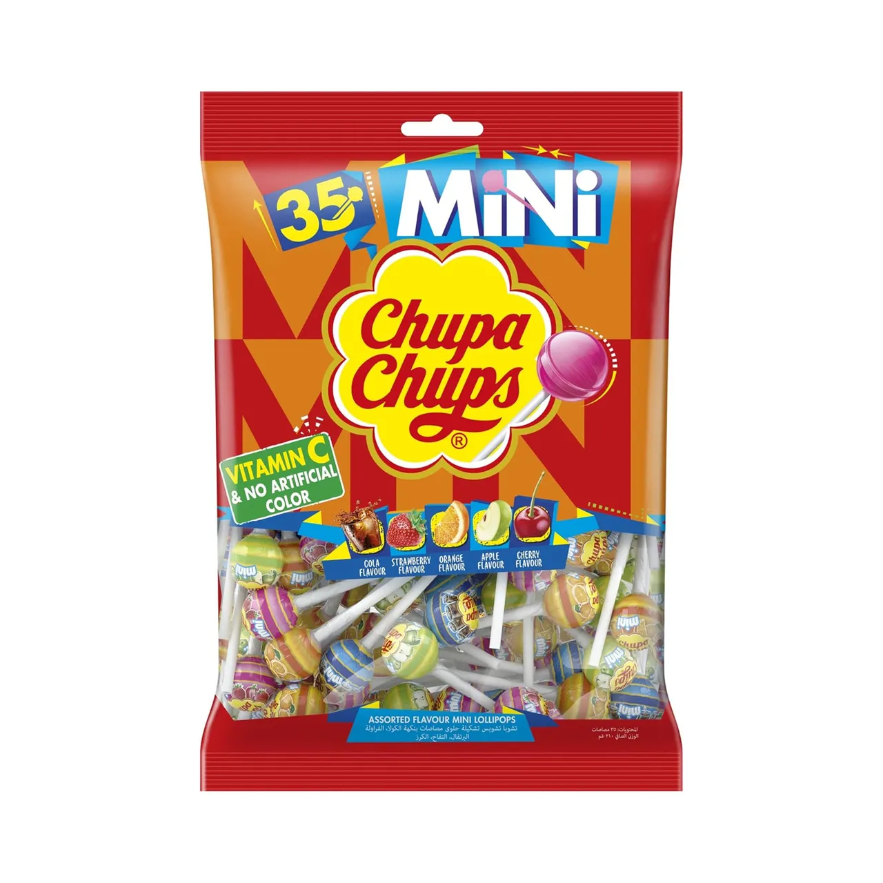 Chupa Chups أكياس مينتوس صغيرة متنوعة