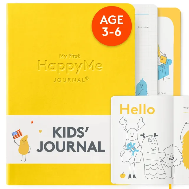 The Happyme Journal My First HappyMe Journal for Kids: Promote Happiness, Cultivate Positive Habits and Nurture Curiosity for Little Explorers - Interactive Guided Journaling Book for Inquiring Minds