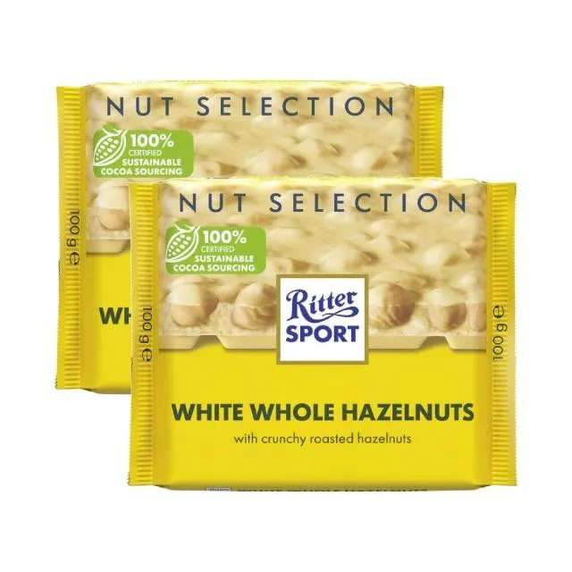 Ritter Sport شوكولاتة بيضاء بالمانجو