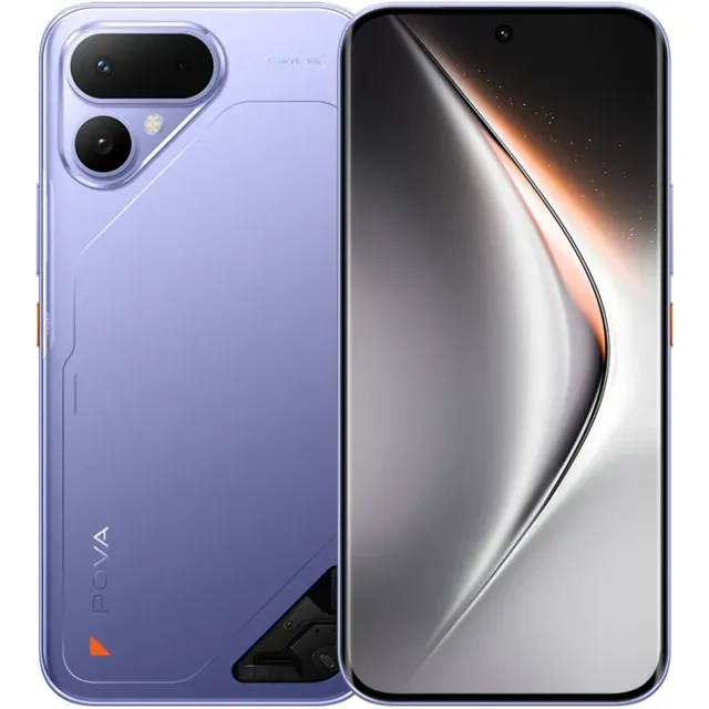 Tecno POVA Curve 2 5G Smartphone, 12 GB RAM, 256 GB Storage, Mystic Purple, LK7k