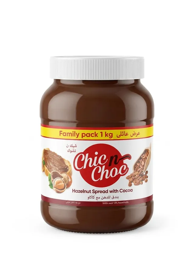 Chic n Choc Hazelnut Spread with Cocoa