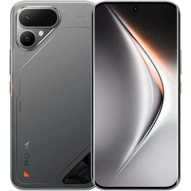 Tecno POVA Curve 2 5G Smartphone, 12 GB RAM, 256 GB Storage, Storm Titanium, LK7k