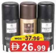 Yardley مزيل عرق بخاخ