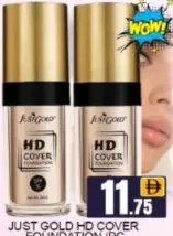 Just Gold كريم أساس تغطية عالية HD
