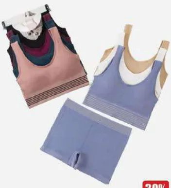 Women’s Sports Bra & Shorts Set Assorted