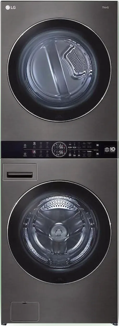 LG Twin Tower Front Load Washer & Dryer W1S1CVK2EHM