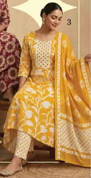 Women's Churidar Material Assorted