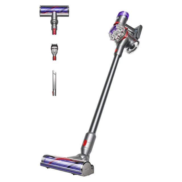 Dyson V8 Advanced Vacuum Cleaner Silver/Nickel, Powerful Cordless Cleaning