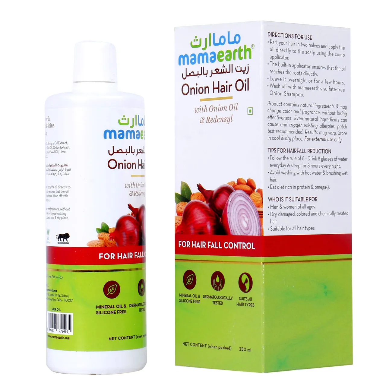 Mamaearth ماما إيرث زيت الشعر بالبصل