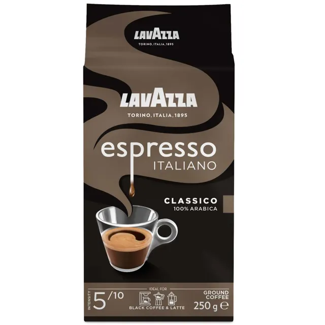 Lavazza Cafe Espresso Medium Roast Ground Coffee