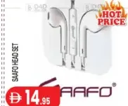 Saafo طقم سماعة رأس