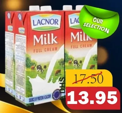 Lacnor حليب كامل الدسم