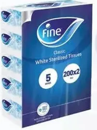 Fine مناديل الوجه فاين