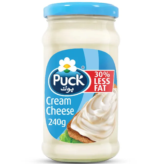 Puck Cream Cheese Low Fat Spread Jar