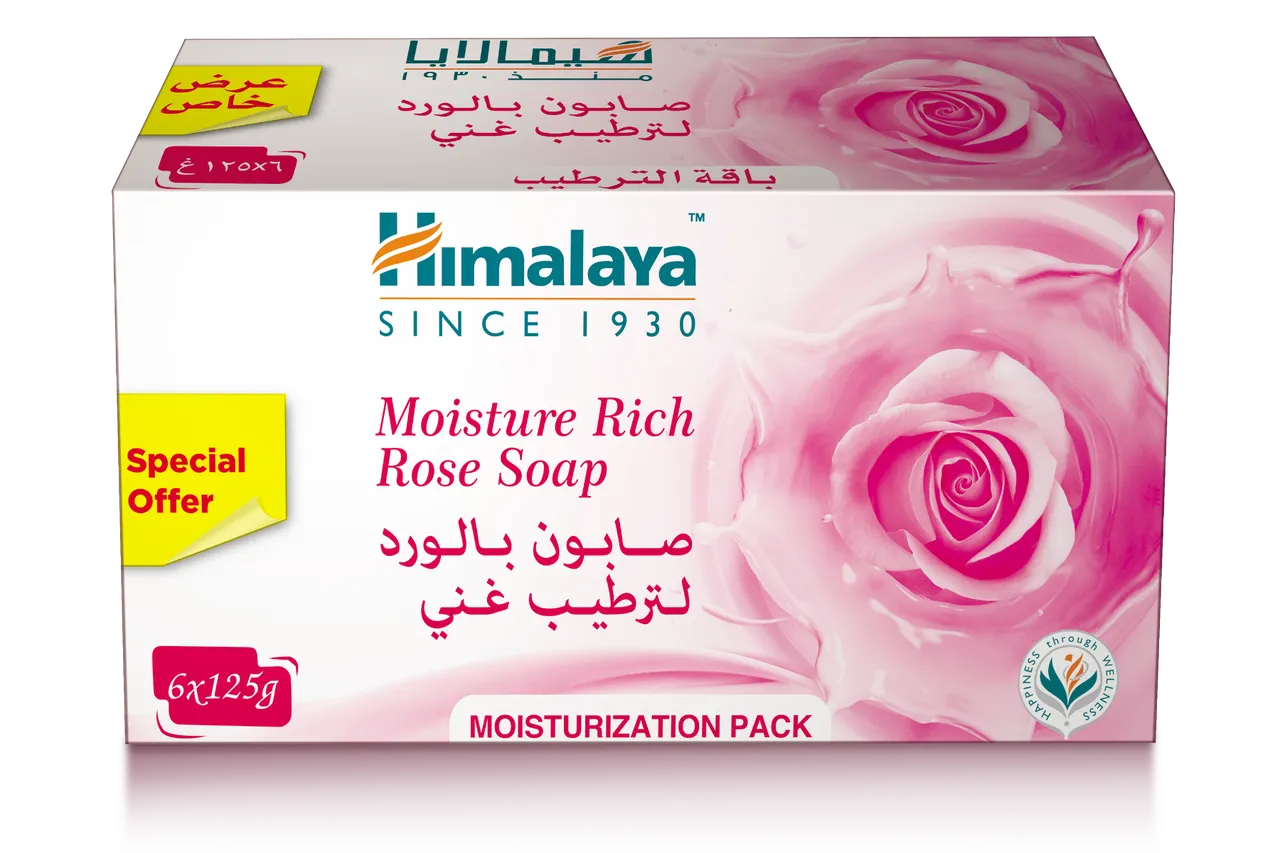 Himalaya صابون بالورد