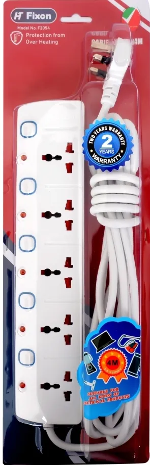 Fixon Extension Socket 5 Way 4M F2054