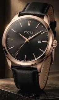 Voges ساعة يد رجالية بحزام