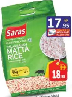 Saras Palakkadan Matta Rice