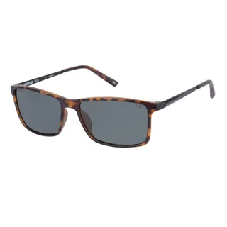 Caterpillar Caterpiller Men's Polarised Rectangle Sunglasses, Tortoise, CPS-8506-102P
