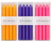 classic Candle Set Assorted Colors