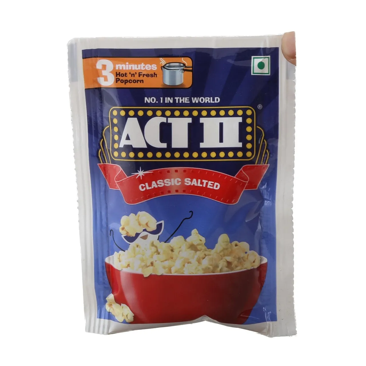 Act II مكسرات حلبي كلاسيك مملحة